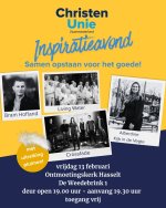 Living Water bij inspiratieavond ChristenUnie Zwartewaterland